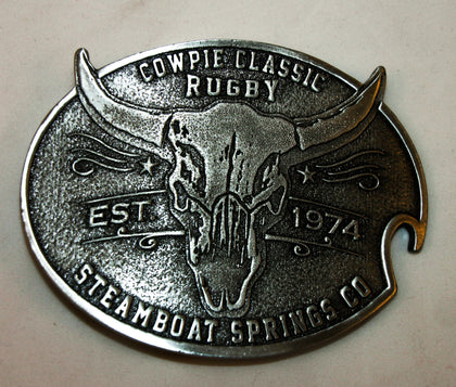 *Cowpie Rugby Belt Buckle (RA)