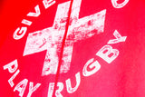 *Give Blood Play Rugby Adult Onesie