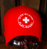 *Give Blood Play Rugby Beanie