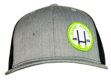 *Rugby Athletic Grey + Navy Patch Hat (Green Patch)