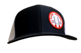 *Rugby Athletic Charcoal + White Patch Hat (Orange Patch)