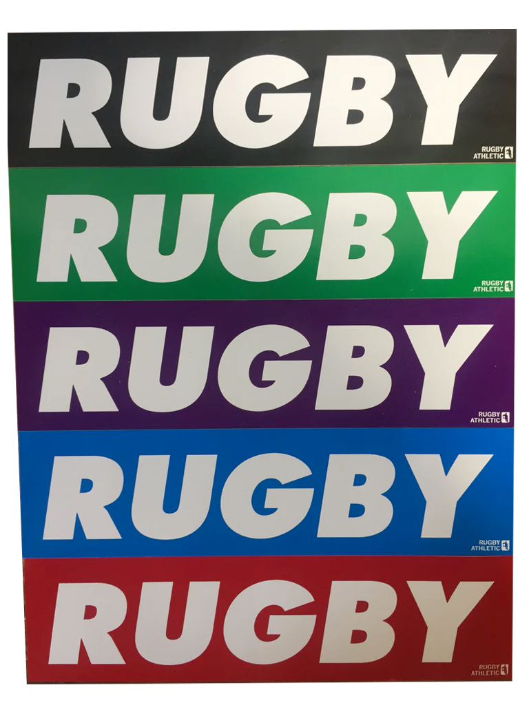 Shell Rugby Stickers *RUGBY Bumper Stickers (RA) – Rugby Athletic