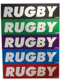 *RUGBY Bumper Stickers (RA)