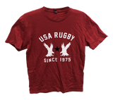 USA Rugby 2 Eagles T-Shirt Red