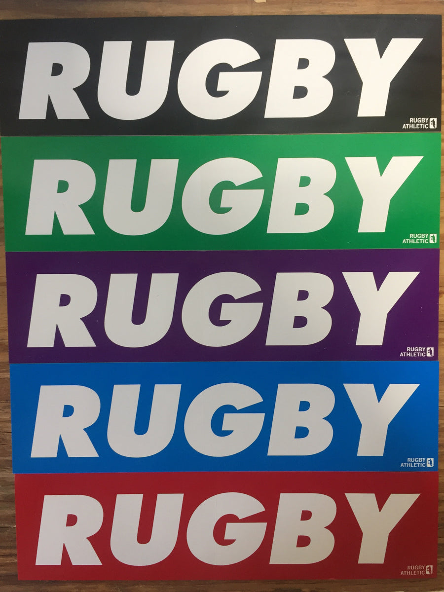 *RUGBY Bumper Stickers (RA) Rugby Athletic