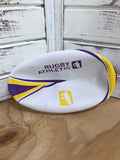 *RA Purple + Gold Rugby Ball - Size 4