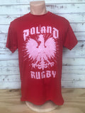 Poland  Red Rugby T-shirt